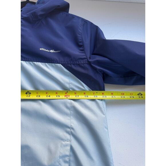 Eddie Bauer 3-in-1 Jacket Kids XL 16 Blue Hooded Fleece Lined Ripstop Outdoor - Picture 8 of 15